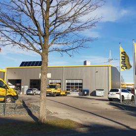 Uebel & Engelhardt GmbH in Hannover, Einfahrt